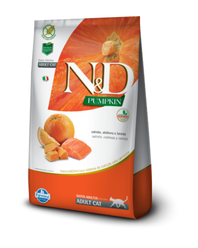 N&D Pumpkin Gato Adulto Salmón Calabaza y Naranja
