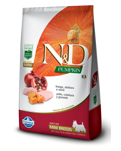 N&D Prime Mini Adulto Pollo, Calabaza y Granada