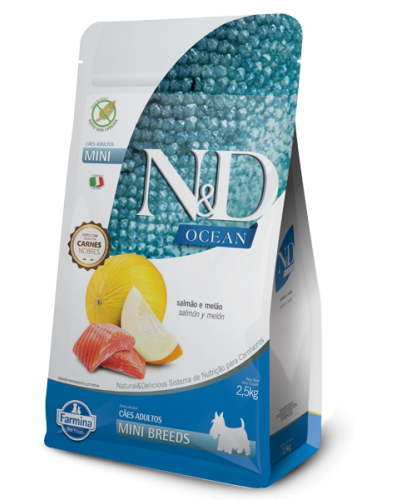 N&D Prime Mini Adulto Salmon y Melon
