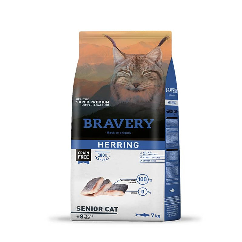 Bravery Herring Senior Cat +8